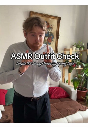 Simple Old Money University Spring Style ASMR Outfit Check