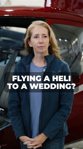 Have you ever flown someone to their wedding? #helicopter #helicopterpilot #aviation #wedding | Independent Helicopters