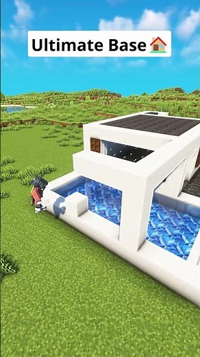 Minecraft Ultimate Modern Base🏠 #shorts