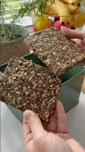 Crispy Seed Crackers – Just Water, Seeds & Spices! No Flour, No Oil!