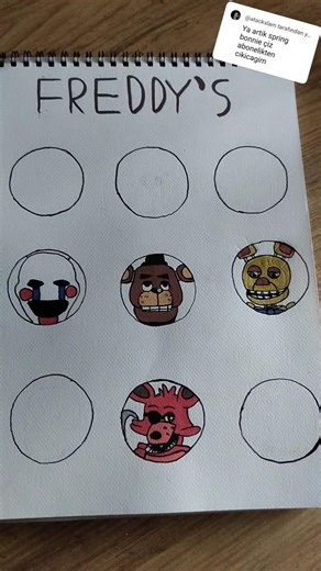 🎃spring bonnie🎃 çizimim#spring #drawing