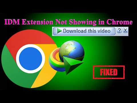 IDM Extension Not Showing in Chrome? Here's the Fix