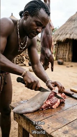 Tribal Village Cooking: Traditional Feast in The Wild #triballife #tribalfeast #primitivecooking