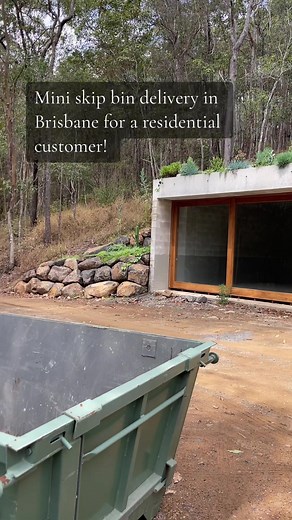 Mini skip bin delivery! #brisbane #skipbinhire #waste