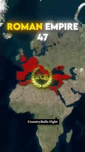The Rise and Fall of the Roman Empire 📈📉| Please Subscribe #countryballs #history #mapping #edit