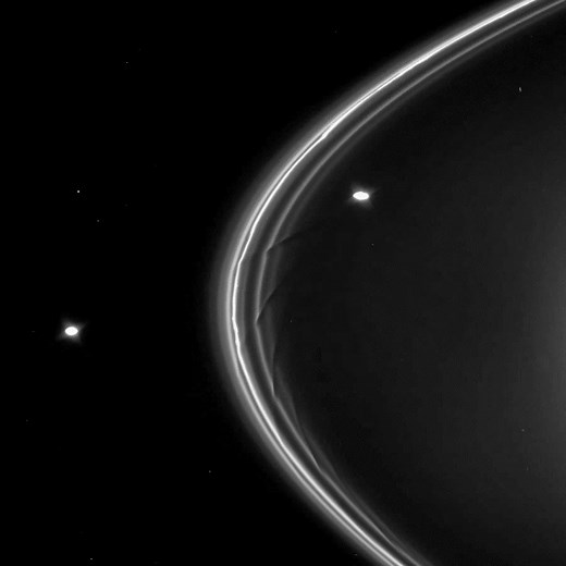 3.2K views · 338 reactions | Saturn's Moons Prometheus & Pandora •...
