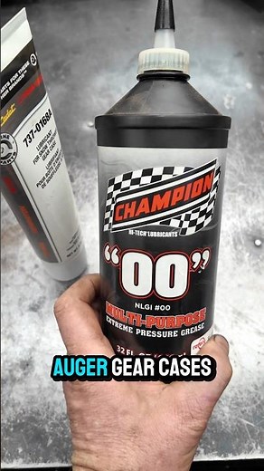 THE BEST GREASE FOR SNOWBLOWER AUGER GEAR BOX REBUILDS! #shorts