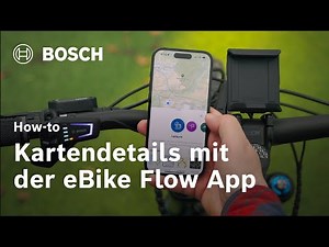 How-to | So nutzt du die Kartendetails mit der eBike Flow App | Bosch eBike Systems