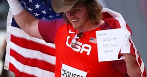Americans dominate shot put