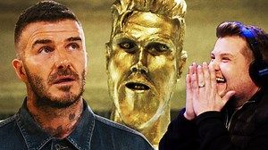As the LA Galaxy prepare to honor David Beckham with a statue outside the stadium, James Corden concocts a priceless prank to pull on his long-time friend. | The Late Late Show with James Corden