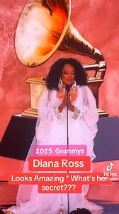 Diana Ross, 80, had a spectacular outfit and an uplifting message. The Motown queen told the crowd, “You look so beautiful!” So did she, in a Dolce & Gabbana number with a white tulle cape over a glimmering silver dress | Mark Hall