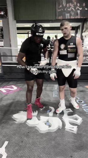 Convincing a Boxer to Join My Gym