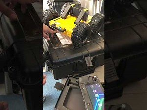 Hades-4 Inspection Robot with Thermal Imaging camera and HD camera with Optical Zoom.