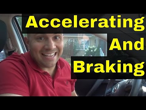 Accelerating And Braking In A Turn-Driving Lesson
