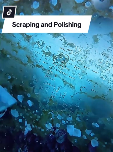 Scraping and Polishing Techniques for Ship Propellers