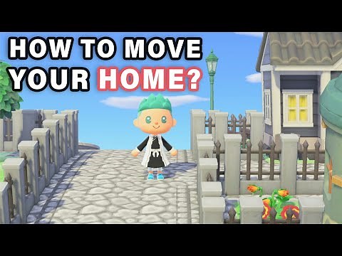 How to MOVE your HOUSE or other BUILDINGS ► Animal Crossing: New Horizons