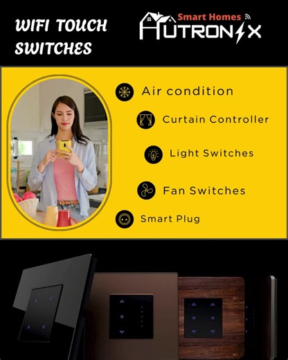 Autronix Automation Systems (OPC) Pvt ltd on Instagram: "Smart WiFi switches enable remote control and automation of lighting effortlessly"
