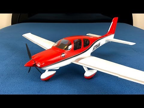 E-flite UMX Cirrus SR22T BNF Basic RC Plane Unboxing & Review