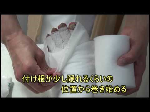 弾性包帯による圧迫療法