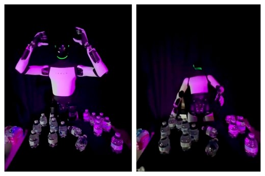 Tesla Optimus dramatically collapses after teleoperator mishap