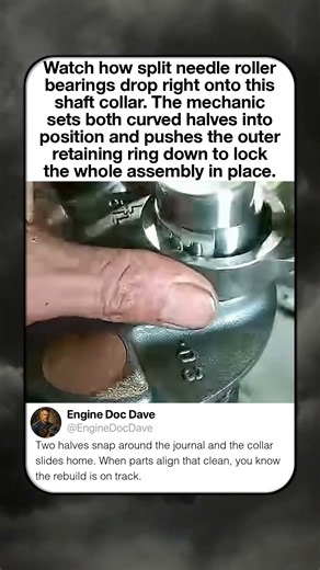 HOW SPLIT BEARINGS LOCK TOGETHER