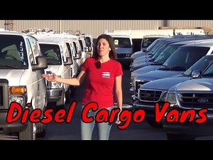 2008 Ford E350 Cargo Van for Sale Extended 6.0L Turbo Diesel - FleetTrucksUSA.COM CARGO VANS