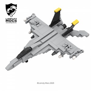 LEGO MOC-104334 F-18 Hornet Fighter Aircraft Mini MOC (Creator 2021)