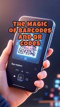 This is how barcodes and QR codes work