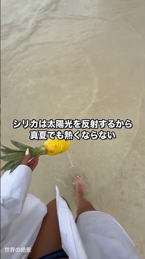 Whitehaven Beach, the sand that doesn't get hot even in midsummer