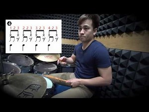 【教學】Shuffle節奏2 (TC Drum爵士鼓工作室--詹子樂 老師)
