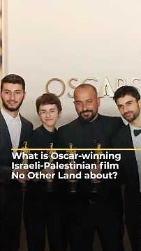 What is Oscar-winning Israeli-Palestinian film No Other Land about? | AJ#shorts