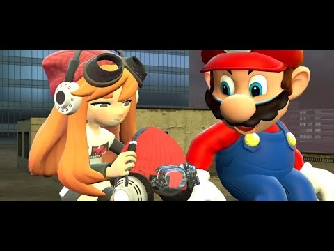 MEGGY VS MARIO REACTION TO SMG4: One Last Splatfest 8/9