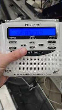 WR120EZ and First Goodwill Columbus find in a while! Thrifted Weather Radios #19