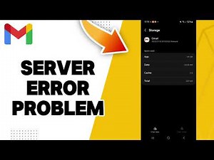 How To Fix Gmail Server Error Problem 2025