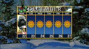 Calendar: Week of December 22