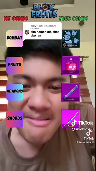 Replying to @Who is Xander? Comment kayo kung sino Next tapos ano challenge nyo sakin kapag natalo ako ! - SKmeycuz #CapCut #robloxfyp #roblox #bloxfruits #robloxgames #fyp