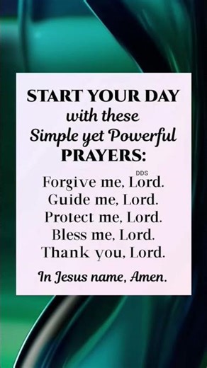SIMPLE YET POWERFUL PRAYER! Daily Devotion #shorts