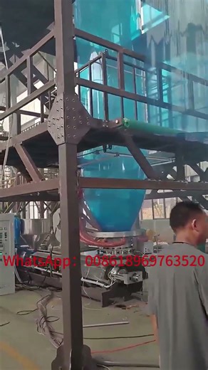 PVC Heat Shrink Films Label Film Plastic Film Blowing Extrusion Machine Film Blown Extruder Machine