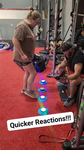 ⚡️ New tech. Same Forge energy. ⚡️ __ Here’s one of our adults working a pod light reaction task with Coach B — one of our newest additions to The Forge team! 🙌 __ Coach B is bringing fresh ideas and cutting-edge technology to help both our adults and athletes level up their reaction time, focus, and performance. 💥 __ We’re combining experience innovation to keep training fun, challenging, and effective for EVERY age group. 🔥 __ 👉 Ready to see what it’s all about? Jump into our $47 #FireStar