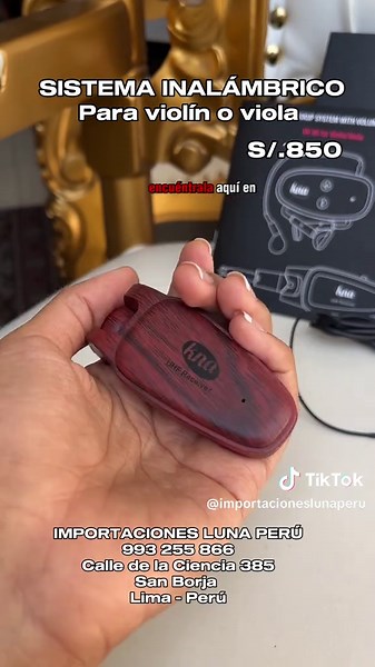 Sistema inalámbrico KNA para violín en Lima