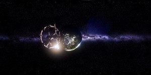 ISS in virtual reality 360 degree video