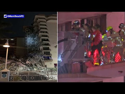 LIVE: Miami-area condo building partially collapses
