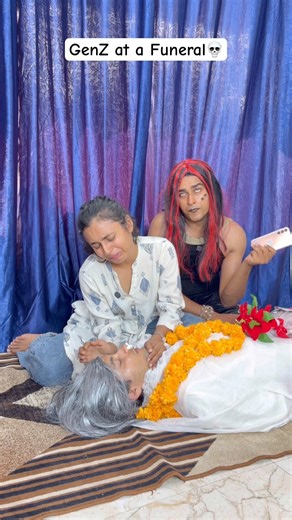 GenZ at a Funeral💀#funnyshorts #relatable #genz #millennials #explore #laugh #jokes #comedy