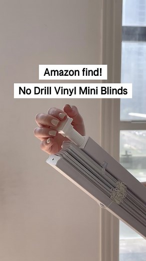 No-Drill Vinyl Mini Blinds for Easy Installation | Home Decor Ideas