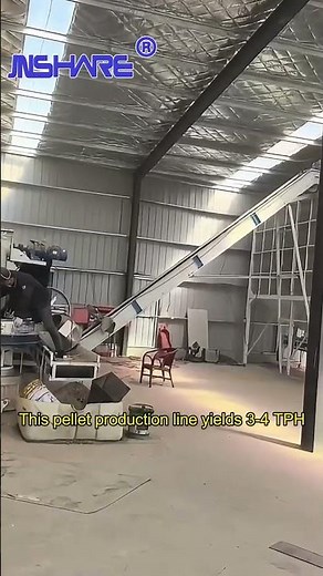3-4T/H Biomass Pellet Line: Processes Branches, Straw, Sawdust | Feed/Fuel Industry Use #pelletmill