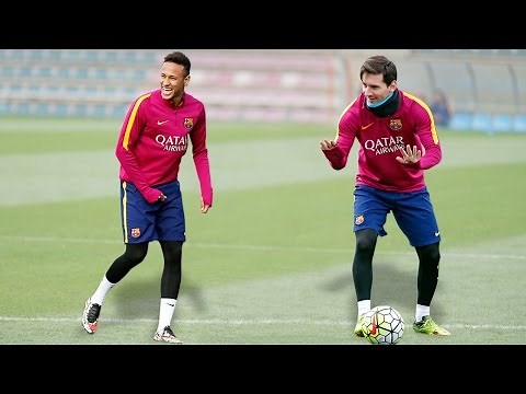 Training Skills - Leo Messi & Neymar Jr