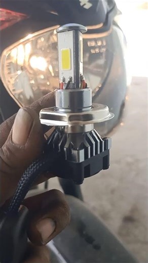 How to Pulsar125 bs6 LED headlight install#shortvideo #pulsar #led #light