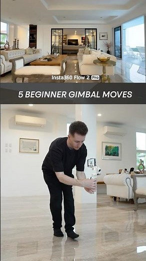 Learn 5 EASIEST Gimbal Movements in 30 seconds🎥 | Insta360 Flow 2 Pro