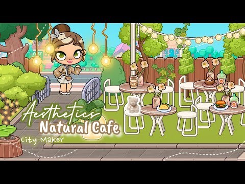 AVATAR WORLD AESTHETICS| NATURAL CAFE🍃💡IDEAS FOR MAKING A CHIC CAFE | AESTHETICS DECORATIONS🌿🍪#pazu