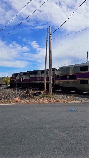Mbta Cab car 1816/3C 1063 At Crossroad in Haverhill Mass Going Towards Oak Grove 4/26/26